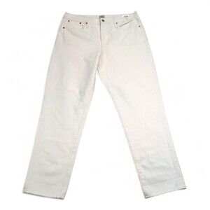 J.Crew Boyfriend Jeans Plus Size 32 White Denim‎